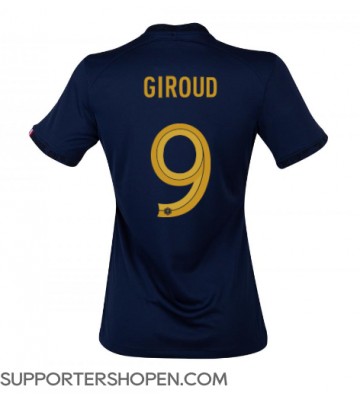 Frankrike Olivier Giroud #9 Hemma Matchtröja Dam VM 2022 Kortärmad